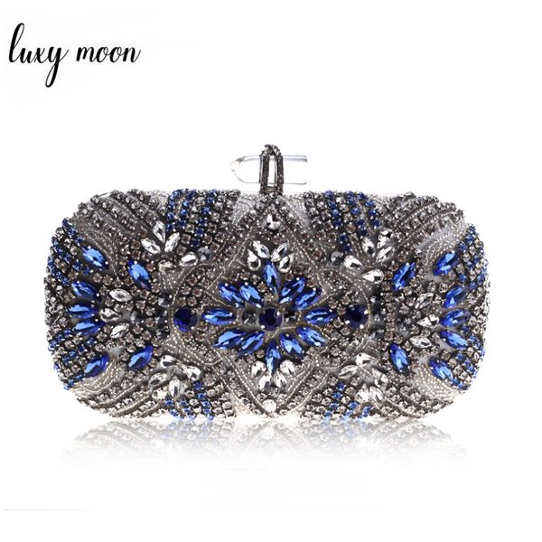 

new arrival lady clutch bag with chain rhinestone wedding clutches purse female small day evening clutch bags