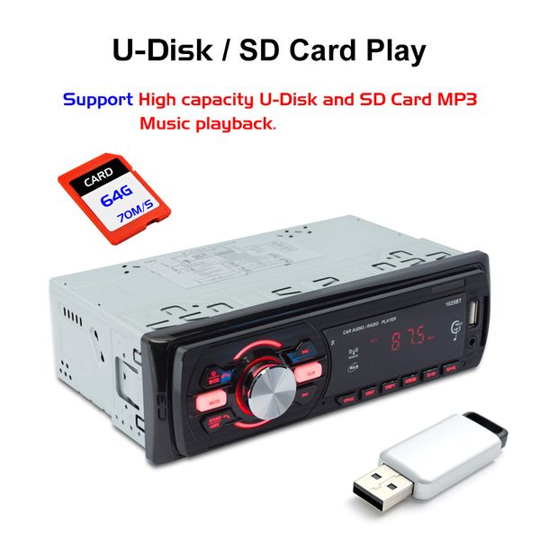 

car mp3 aux adapter sd card bluetooth decoders wireless receiver fm radio stereo diy speaker module usb audio adapter