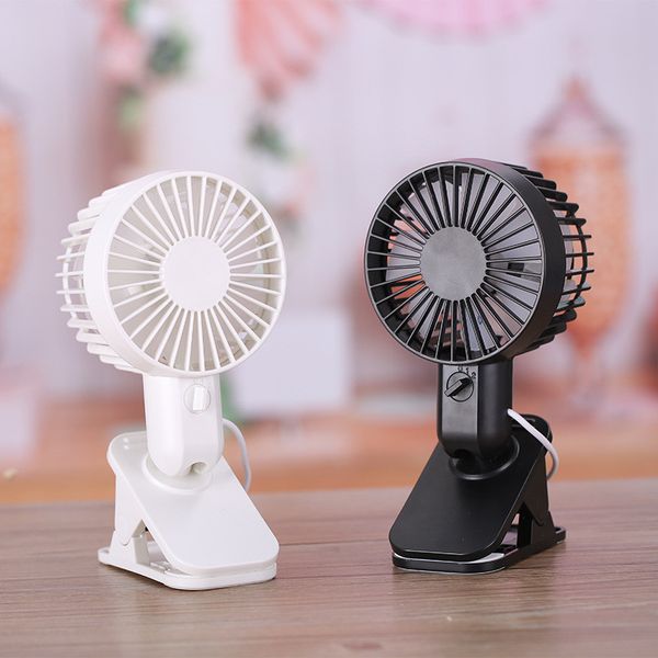 Clip Double Leaf Silent Fan Usb Power Supply Office Computer Desk