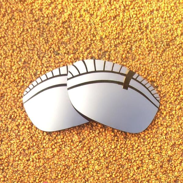 

silver mirrored polarized replacement lenses for sideways sunglasses frame 100% uva & uvb