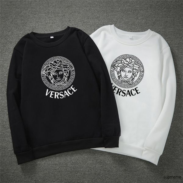 

mens versace euramerican пуловер мужской дизайнер люксовый бренд дизайнер мужской свитшот свитер мужские толстовки одежда с длинными рукавам, Black;brown