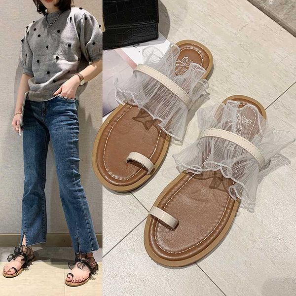 

house slippers platform shoes woman 2020 lady slides slipers women lace girl new flat soft fabric basic pu, Black