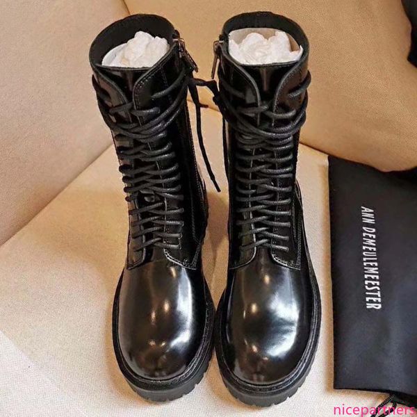 

2019 vintage martin bootsann demeulemeesterchildren s british wind new winter wild autumn and winter women s shoes plus velvet booties
