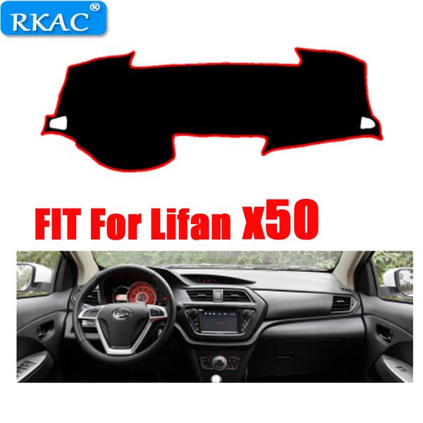 

rkac left hand drive car dashboard mat cover dash mat dash pad dashmat carpet anti-uv non-slip auto rug for lifan x50 styling