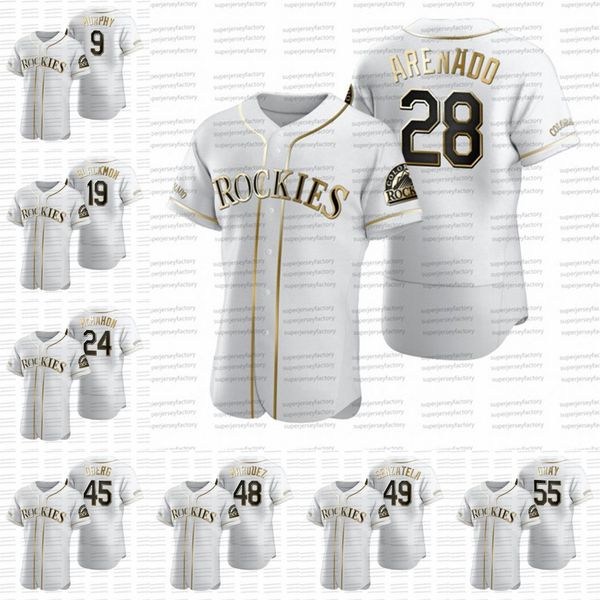 

28 nolan arenado 2020 golden edition baseball jerseys charlie blackmon ryan mcmahonstor scott oberg jon gray daniel murphy ian desmond story, Black