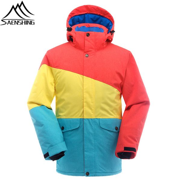 

saenshing snowboard jacket men waterproof ski jacket snow wear thicken warm outdoor ski winter jackets skiing and snowboarding