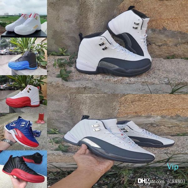

vip top_shoes_factory мужчины церемониальная обувь 12 12s моды дешевые обувь темно-серый черный белый фиба og wntr обувь высокого качества e, Black