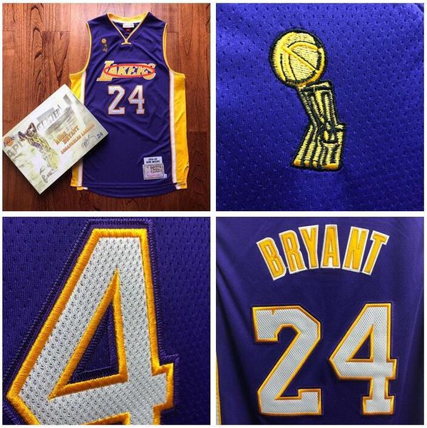 

men los angeles lakers kobe bryant mitchell & ness 2008-09 hardwoods classics player jersey and pant, Black;red