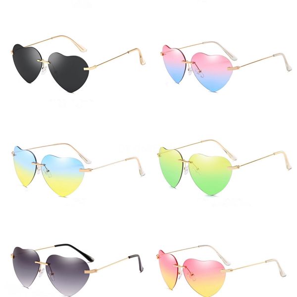 

2020 mens heart-shaped sunglasee coating mirrored heart-shaped sunglasee round circle sunglass retro vintage gafas masculino sol #78312, White;black