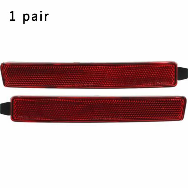 

1 pair right left rear bumper reflector for gmc acadia 2010-2016 srx 2007-2012