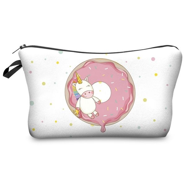 

printing unicorn cosmetic bag multicolor pattern cute cosmetics pouchs for travel ladies pouch women makeup bag