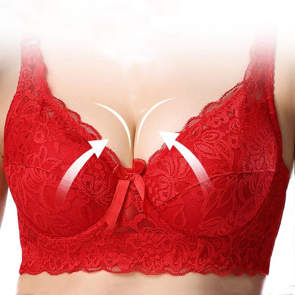 

lace bralette ladies bras adjusted women's bras transparent thin padded underwear cotton intimates sujetadorbh, Red;black