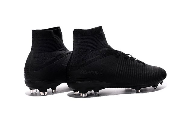 

2020 full black оригинал футбол бутсы mercurial superfly v fg футбольные бутсы cr7 открытый mens высокий голеностопного роналду бутсы