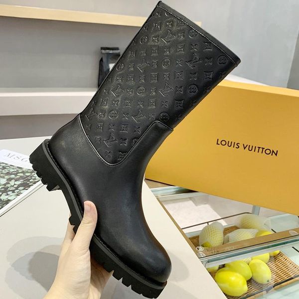 louis vuitton drops flat half boot