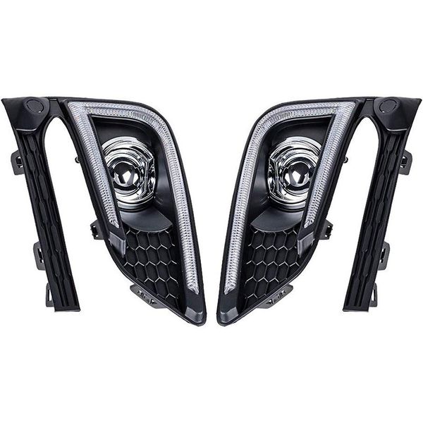 

for cruze 2016-2018 led drl daytime running light fog lamp turn signal