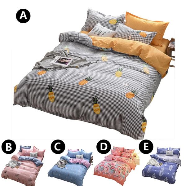 

quilt cover set flower pattern design duvet cover set breathable durable soft comfy bedding for autumn winter