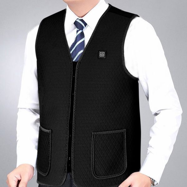 

heating jacket men's and women's winter warm heating vest for fishing, hiking, Gray;blue