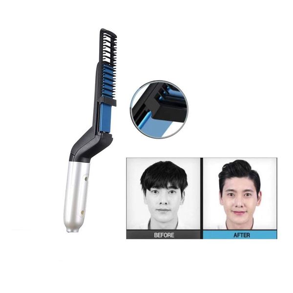 Quick Hair Styler For Men Multifunctional Hair Comb Curling Iron