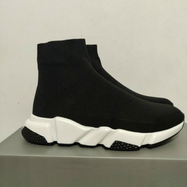 

2019 sneakers speed trainer runner black red triple black fashion flat socks boots casual shoes size 36-45 arthur q15