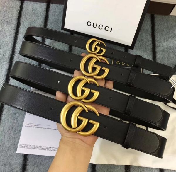 

classical brass belt luxury s designer s gg s pearl buckle belts for mens woman f8 gucci s girdle jeans waist belt top, Black
