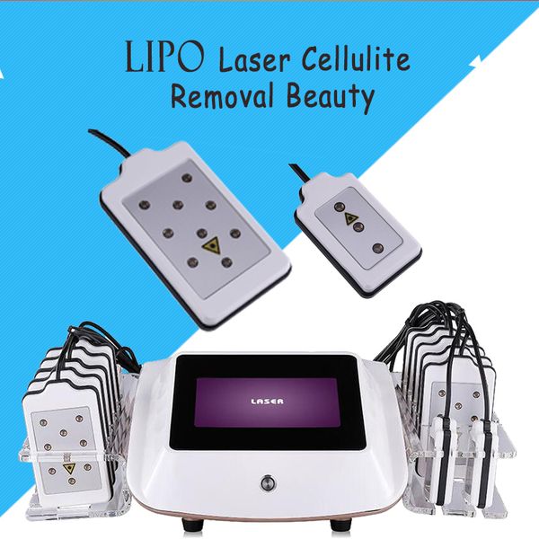 

2019 new arrival 160mw diode lipo laser lllt fat burning anti-cellulite body sculpting 14 pads weight loss beauty slimming machine spa&salon