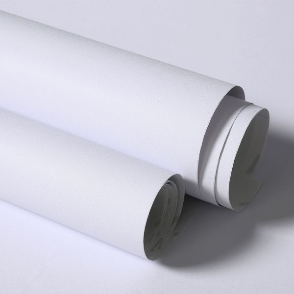 

pure white self-adhesive wallpaper pvc waterproof wallpapers wall sticker instant stickers furniture refurbished cabinet sticker