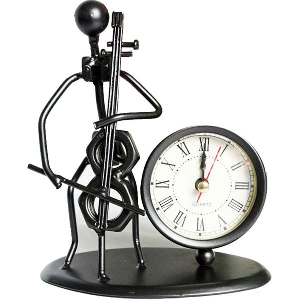 

creative electronic desk clock decoration iron small desk clock bedroom decoration office accessories 50y018