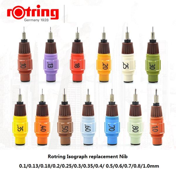 

rotring isograph replacement nib 0.2/0.25/0.3/0.35/0.4/ 0.5/0.6/0.7/0.8/1.0/0.1/0.13/0.18mm for choose 1piece/lot
