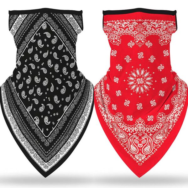 

6rjbu silk scarf outdoor mask riding styles chiffon sun protection mask face 40 masks protective silk scarf handkerchief, Black
