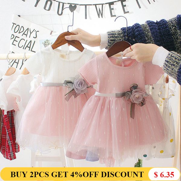 

liakhouskaya kids toddler clothes floral girls baby dress clothing summer 2020 cute infant girl princess infant dress 0-2 year, Red;yellow