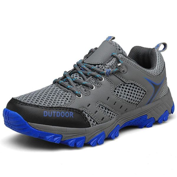 

autumn comfortable mesh breathable hiking trekking sneakers for men shoes outdoor male footwear walking