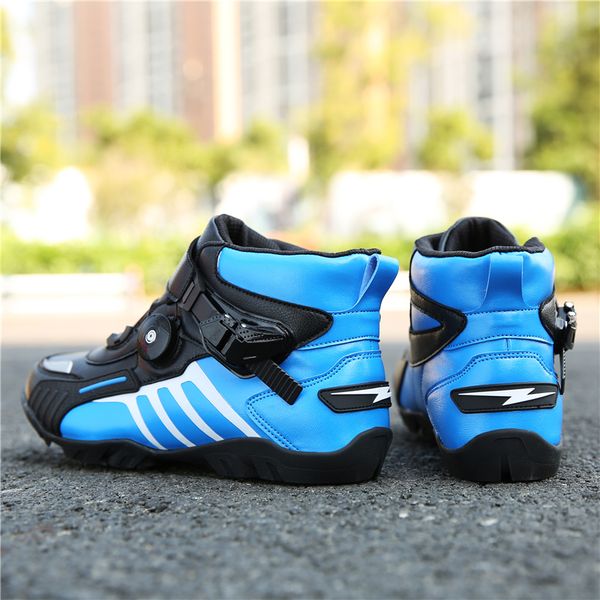 

fashion motocross boots motorcycle boots breathable botas hombre motorcycle shoes biker riding touring ankle men shoes