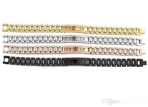 

new crown bracelets bangles for men 316l stainless steel silver rose gold plated luxury designer fashion jewelry, Golden;silver