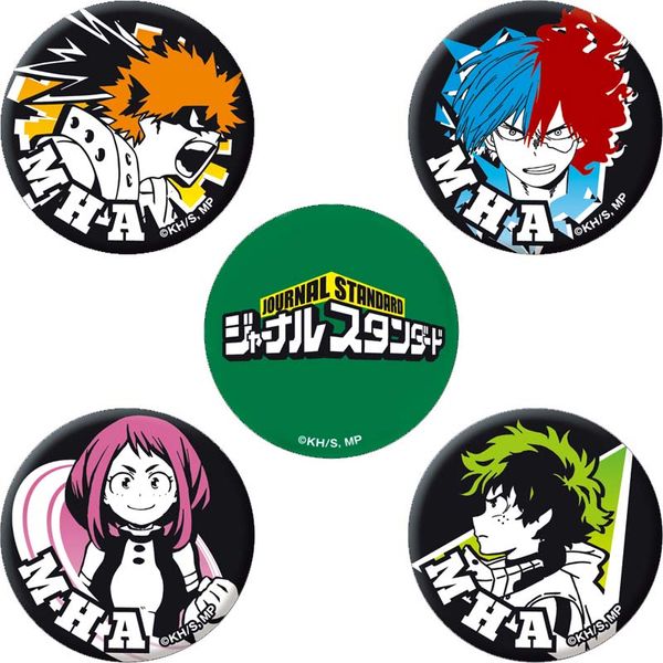 

5pcs japan anime my hero academia cosplay collectible backpack bags cartoon pin badge brooch accessories womens xmas gift 58mm, Gray