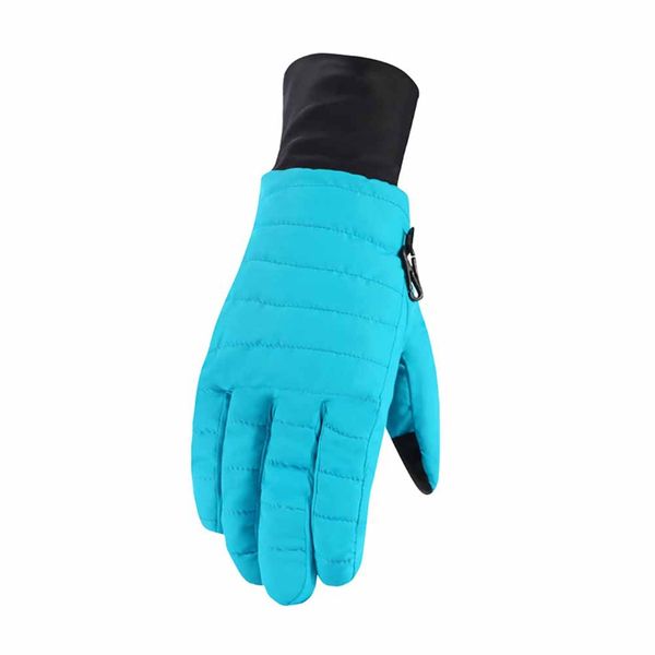 

women skiing gloves lady full finger thick water resistant thermal winter cycling gloves women's sportswear bike accessories