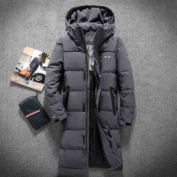 

luxury designer down jacket under mens armour trend fashion classic logo winter jacket long section letter print thick down keep warm coat, Black
