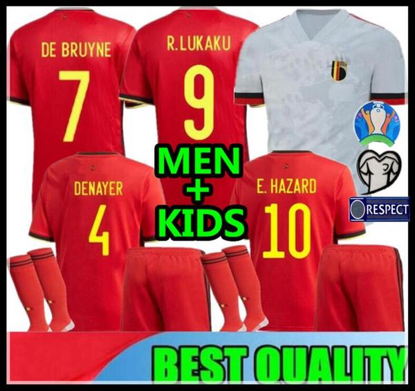 

2019 2020 belgium lukaku hazard kompany de bruyne mertens soccer jersey 2019 european cup sports football shirt men + kids, Black;yellow