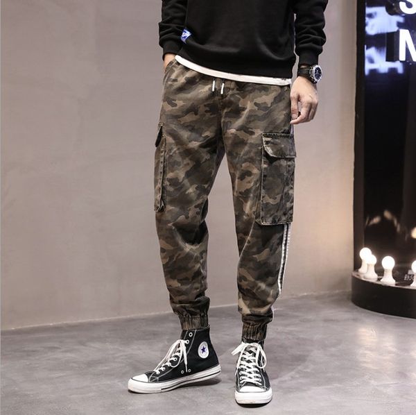 

mens skinny stretch denim pants pleated ripped freyed slim fit jeans trousers hip hop skateboard cool pant, Blue