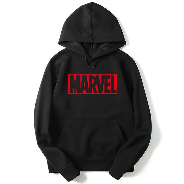 

marvel printed hoodies hip hop casual marvel sweatshirt thin printingseries coat coulhunt men hoodies, Black