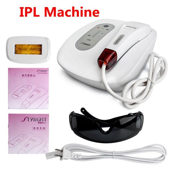 Epilatore portatile professionale per depilazione laser IPL con due lampade flash HR.Hair Removel SR Skin Rejuvenation DHL