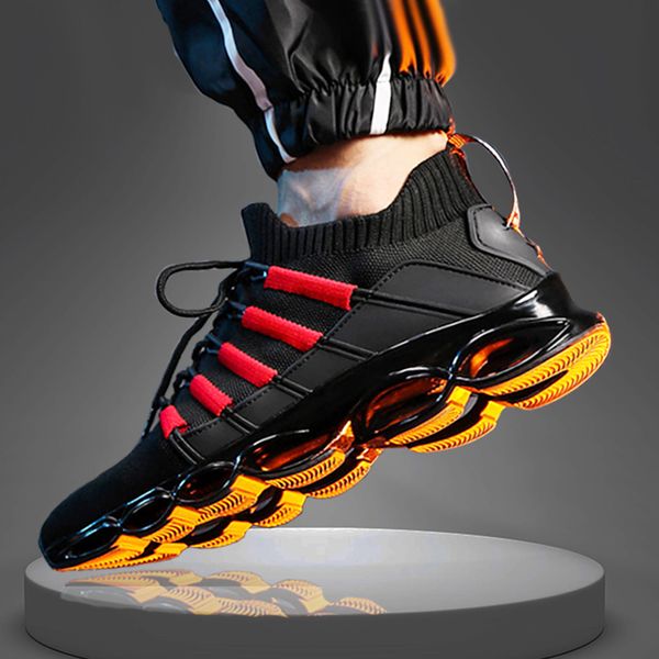 

breathable blade running shoes 48 men's new sports shoes 47 large size sneakers 45 fashion walking jogging casual 46