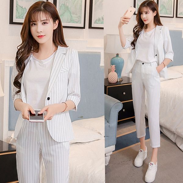 Compre Traje De Damas Pantalones De Trabajo De Trabajo Conjunto De