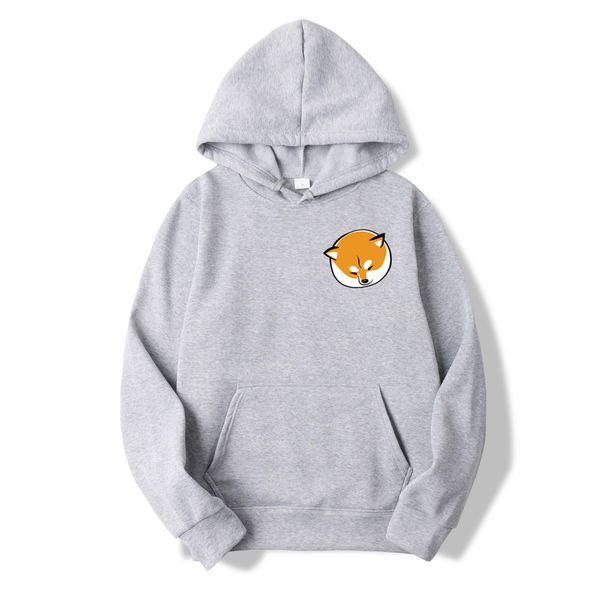 

shiba inu hoodie cute dog sweatshirts simple small graphic dog lover hoodie, Black