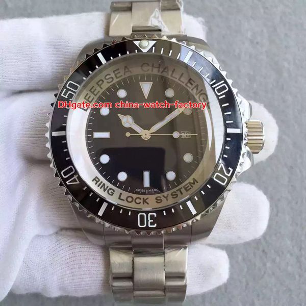 

Hot Items High Quality Watch 52mm Sea-Dweller 116660 Black Ceramic Bezel Stainless Steel Asia 2813 Movement Automatic Mens Watch Watches