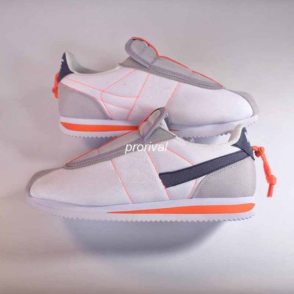 

2019 горячая распродажа Kendrick Lamar X Cortez Kenny IV Basic Slip белые оранжевые кроссовки для мужч