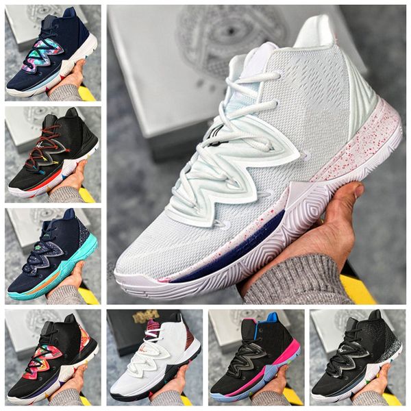 

2019 new boys kids kyrie v lucky charms shoes sales irving 5 basketball 5s shoes youth girls women size 36-40