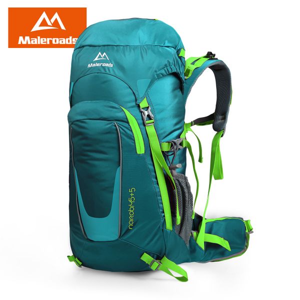 

maleroads new 45l tourist travel backpack outdoor camping hiking mochila trekking bagpack waterproof climbing bags for men women