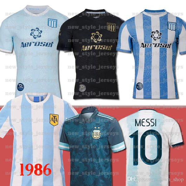 

2020 2021 argentina soccer jersey 10 messi dybala kun aguero kun aguero lautaro men kids camiseta de futebol, Black;yellow