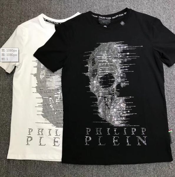 

2019 latest t shirt, casual men's printed fashion short sleeve t shirt, cotton, size m-xxxl-437, White;black