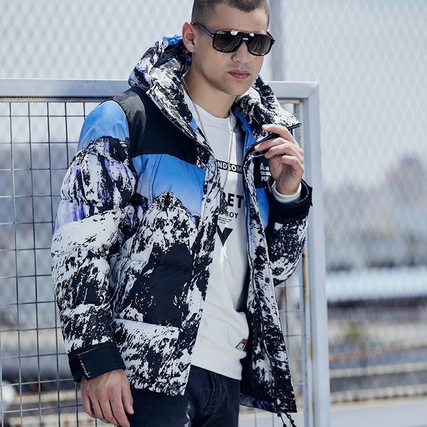 

winter jacket men clothes 2019 coat men hooded parka hombre casaco masculino thick warm snow parkas coat winter jacket for, Black